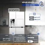 ساید بای ساید دوو مدل SXi20-11W ظرفیت ۲۸ فوت با بار خانگی و یخساز اتوماتیک - تصویر 3
